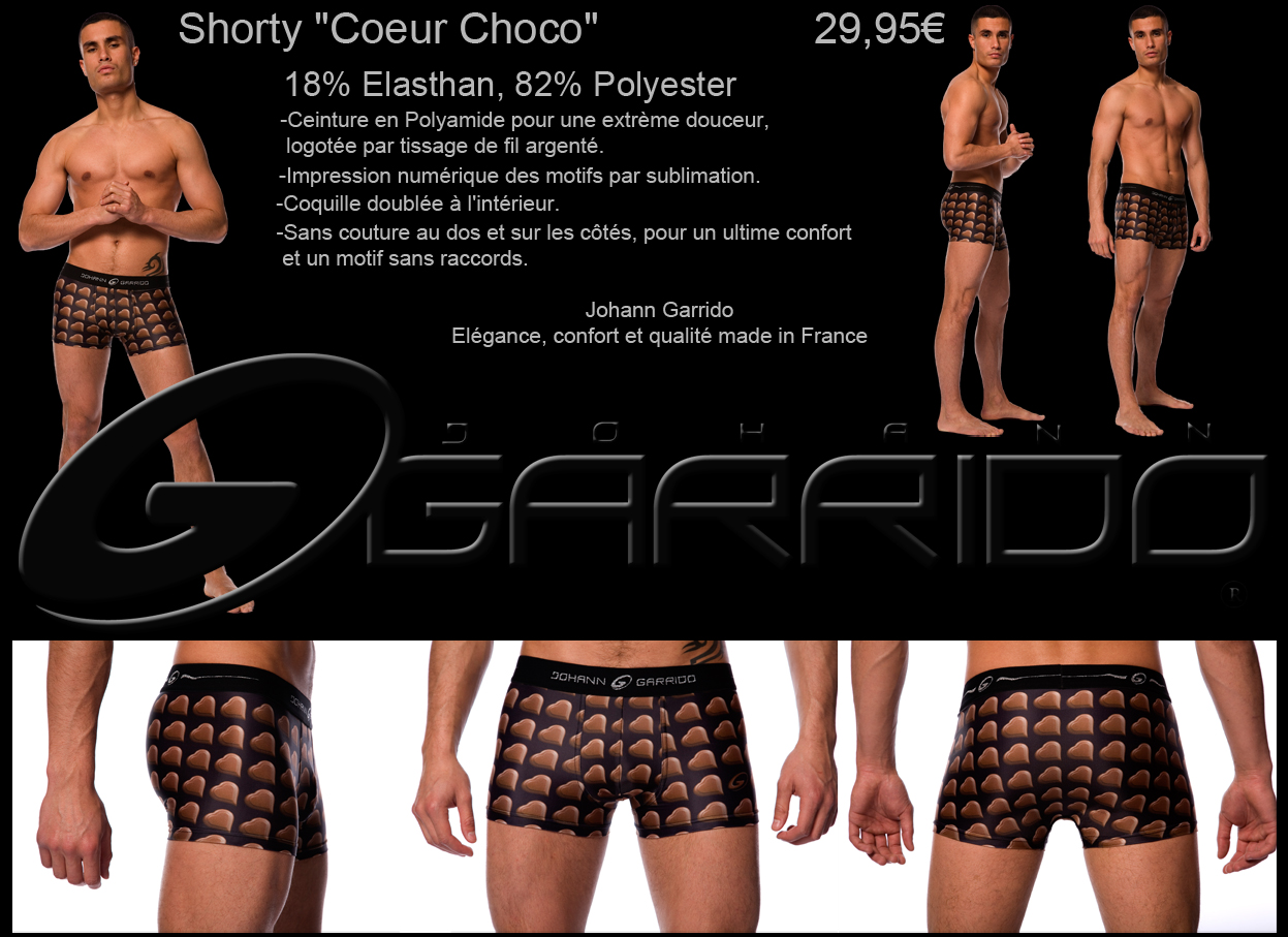 SHORTY COEUR CHOCO